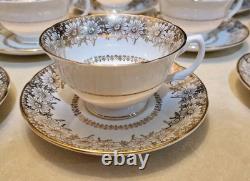 10 X Beautiful Vintage Royal Grafton Teacups And Saucers