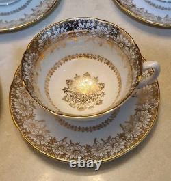10 X Beautiful Vintage Royal Grafton Teacups And Saucers