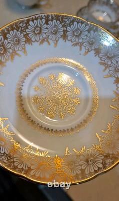 10 X Beautiful Vintage Royal Grafton Teacups And Saucers