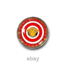 -12.5% Versace Medusa Red x1 Tea Cup & Saucer BRAND NEW £260 RRP