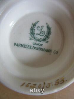 12 Antique Lenox gold design Rim Tea Cups and saucers for Parmelee Dohrmann Co