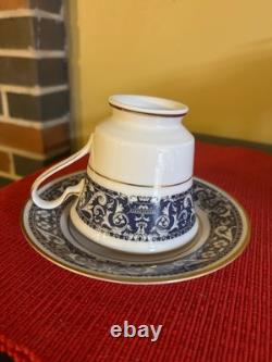 13 Noritake Inglewood cups/saucers, gold rimmed, made in Japan