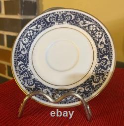 13 Noritake Inglewood cups/saucers, gold rimmed, made in Japan