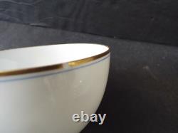 13 Pc Antique Haviland & Co Limoges Blue Handle Dessert Set Cups Saucers Plates