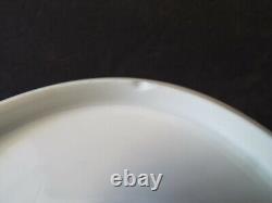 13 Pc Antique Haviland & Co Limoges Blue Handle Dessert Set Cups Saucers Plates