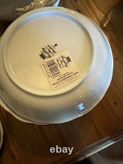 146 Pice 18 Seats Rockley Fine Porcelain White And Gold Dinner Service Set New
