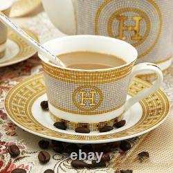 15-pc Mosaic Tea & Coffee Set, Service for 6, Bone China Porcelain