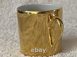 16pcs Suisse Langenthal Resista All Gold Lustre Demitasse Cups & Saucers Set