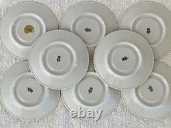 16pcs Suisse Langenthal Resista All Gold Lustre Demitasse Cups & Saucers Set