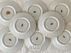16pcs Suisse Langenthal Resista All Gold Lustre Demitasse Cups & Saucers Set