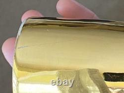 16pcs Suisse Langenthal Resista All Gold Lustre Demitasse Cups & Saucers Set
