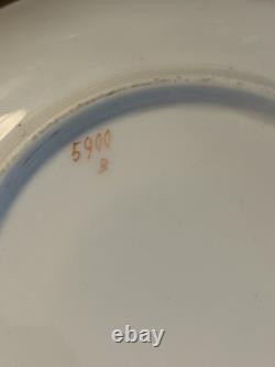 1850s Cobalt & Gold Tea Cup Set Copeland Or Serves