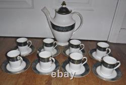 18 Piece Royal Doulton Coffee Set For 8 Carlyle Coffee Pot Cups Saucers