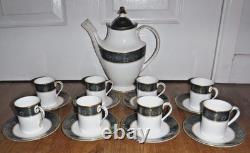 18 Piece Royal Doulton Coffee Set For 8 Carlyle Coffee Pot Cups Saucers