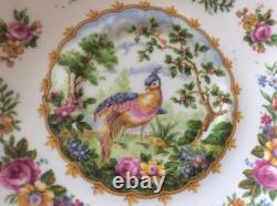 18 Royal Albert 6 CupsSaucersPlates Trio Chelsea Bird Maroon-Gold 1940's Avon