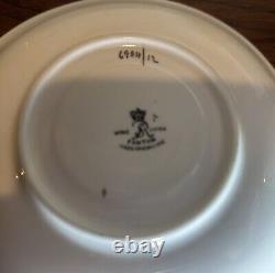 1920's Radford Fenton Gold And Hand Painted 4 Tea And 4 Coffee Cups & Saucers