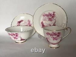 1960s Shelley Rural England 14305 tea cup & saucer, plate & Sugar Bowl