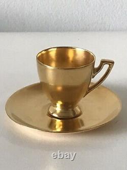 1 Vintage Antique Tiffany & Co Art Nouveau Espresso Tea Cup & Saucer Signature