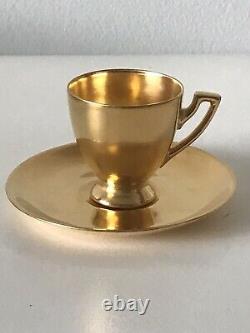 1 Vintage Antique Tiffany & Co Art Nouveau Espresso Tea Cup & Saucer Signature