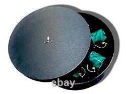 -20% L'OBJET Malachite Espresso cup Set, Limoges Porcelain BRAND NEW £540 RRP