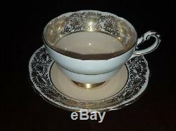 21 PC HM THE QUEEN & QUEEN MARY HIGH TEA SERVING SET with PLATES, CUPS, SAUCERS