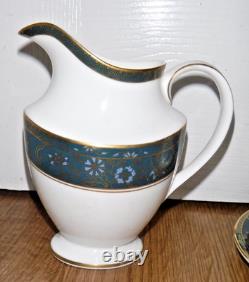 21 Piece Royal Doulton Tea Set For 6 Carlyle Teapot Cups Saucers Milk Sugar