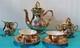 22 K Gold Waldershof Bavaria Coffee Pot, Creamer & Sugar, Demitasse Cups&saucers