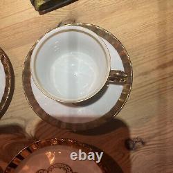 22 Karat Gold Handarbait Bavaria Germany Tea Set