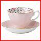 22ct Gold Edged Bone China Tea Set Rose Confetti Perfect For Elegant Occasions