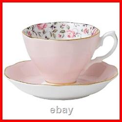 22ct Gold Edged Bone China Tea Set Rose Confetti Perfect for Elegant Occasions