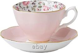 22ct Gold Edged Bone China Tea Set Rose Confetti Perfect for Elegant Occasions