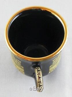 24K Hand Painted Gold Cup Saucer Set Espresso Tea V Stakias Designs Hand Greece