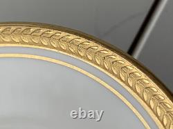 24pcs Aynsley Elizabeth 7947 Gold Encrusted Laurel Demitasse Coffee Set for Ten