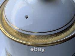 24pcs Aynsley Elizabeth 7947 Gold Encrusted Laurel Demitasse Coffee Set for Ten