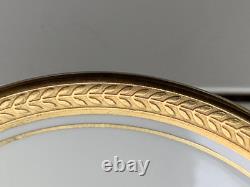 24pcs Aynsley Elizabeth 7947 Gold Encrusted Laurel Demitasse Coffee Set for Ten