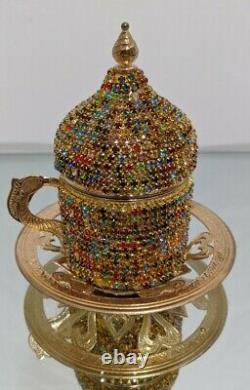27 Pc Turkish Greek Arabic Coffee Espresso Cup Set High quality USA seller