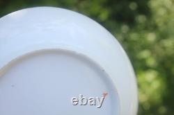 2 Antique Cup Saucer John Rose Coalport Candlelight Vine Imari Georgian Gilded