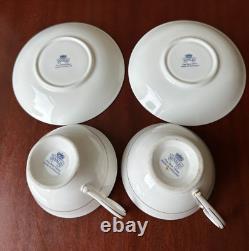 2 x Aynsley orchard gold cup and saucer