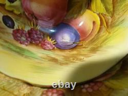 3 x Aynsley H/P Orchard Gold / Fruit Cups & Saucers Jones/Brunt