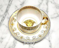 -45% Versace x1 Virtus Gala Teacup & Saucer 2-piece Set NEW-DAMAGED £260 RRP