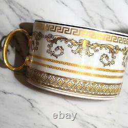 -45% Versace x1 Virtus Gala Teacup & Saucer 2-piece Set NEW-DAMAGED £260 RRP