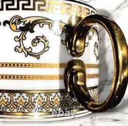 -45% Versace x1 Virtus Gala Teacup & Saucer 2-piece Set NEW-DAMAGED £260 RRP