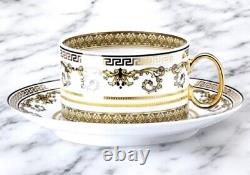 -45% Versace x1 Virtus Gala Teacup & Saucer 2-piece Set NEW-DAMAGED £260 RRP