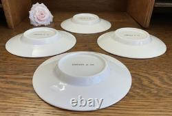 4 Tiffany & Co Demitasse/Espresso Cups & Saucers Gold Trim Holds 5 oz PRISTINE