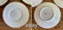 4 Tiffany & Co Demitasse/Espresso Cups & Saucers Gold Trim Holds 5 oz PRISTINE