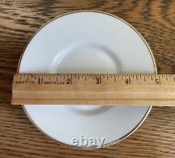 4 Tiffany & Co Demitasse/Espresso Cups & Saucers Gold Trim Holds 5 oz PRISTINE