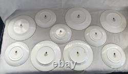 5 Wedgwood Ascot pattern Coffee Can Trio's Cup, Saucer and Plate