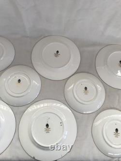 5 Wedgwood Ascot pattern Coffee Can Trio's Cup, Saucer and Plate