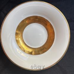 (6) H&C Selb Bavaria Heinrich Demitasse Espresso Cups & Saucers Gold Encrusted
