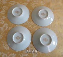 6 Sets Vintage ANC Fabrique Royale Limoges France Gold Demitasse Cups/Saucers